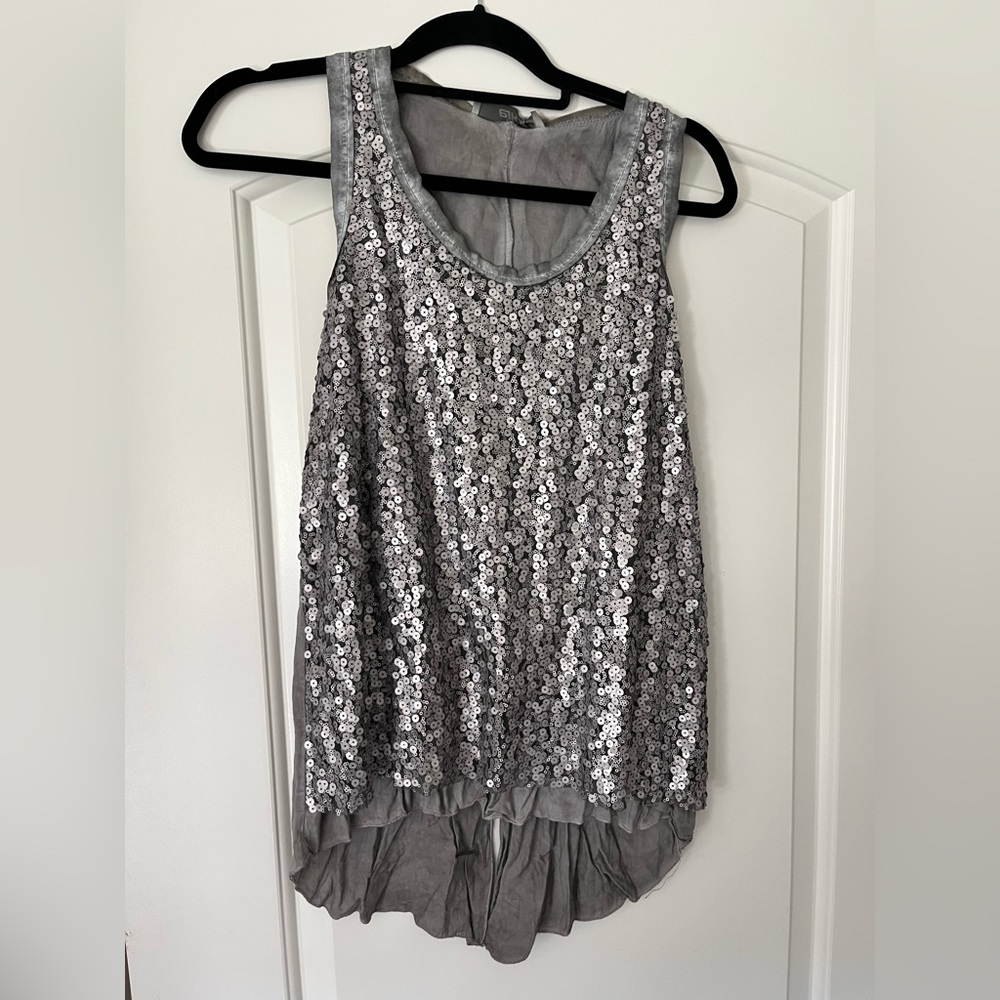 eiki sequin top. New with tags!